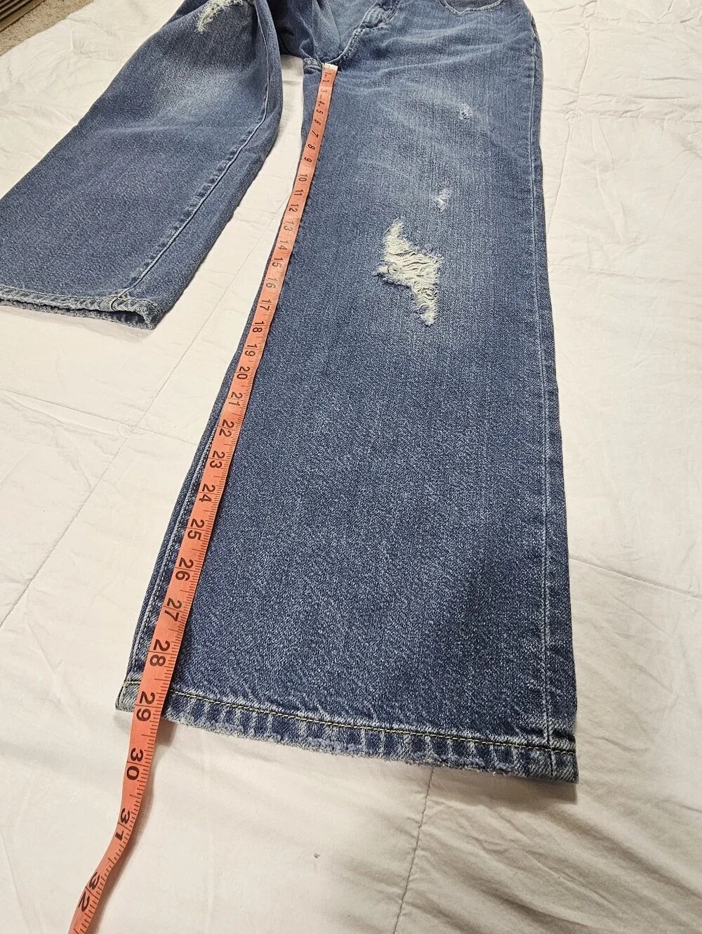 Pilcro Anthropology The Joey High Rise Straight Leg Jeans Women’s Size 25